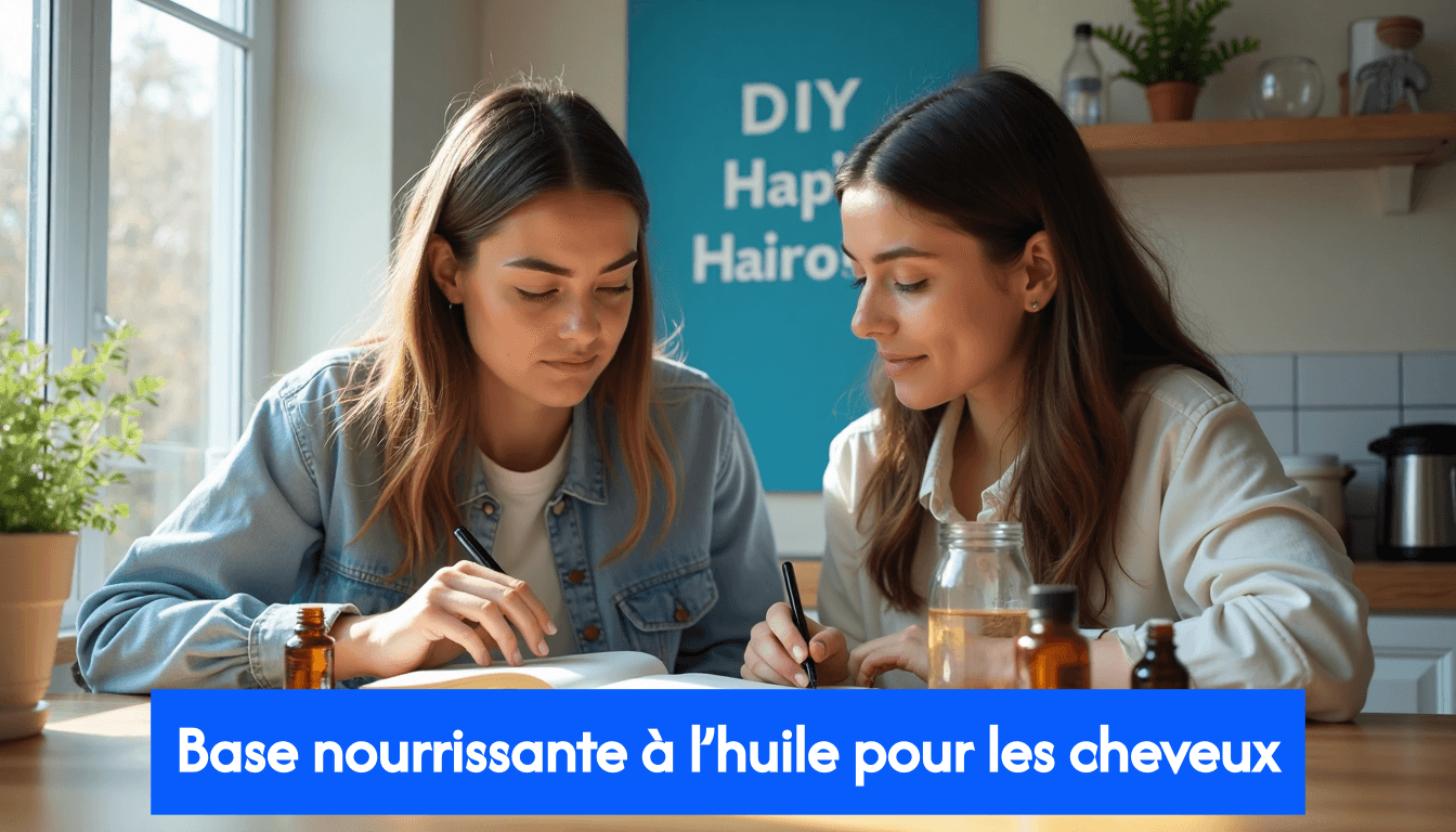 Friends review carrier and essential oils at kitchen table