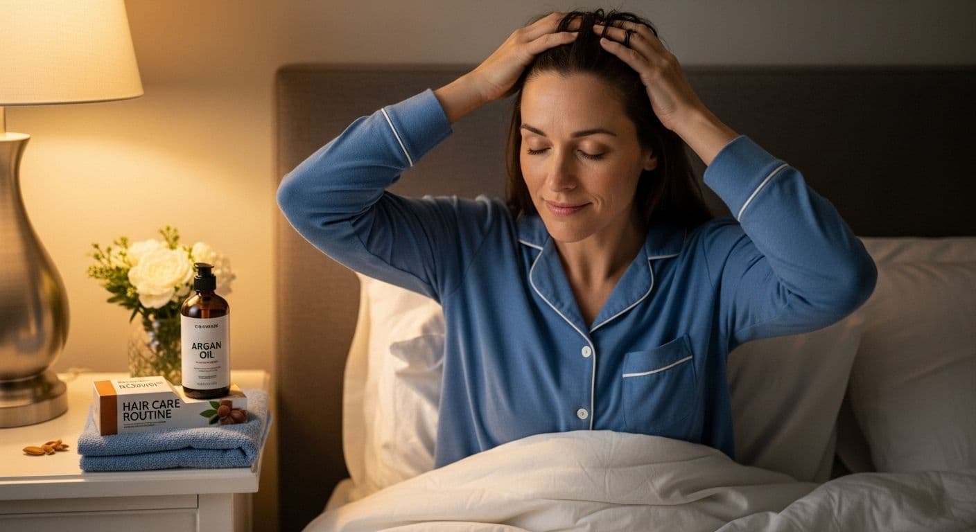 argan oil nighttime routine