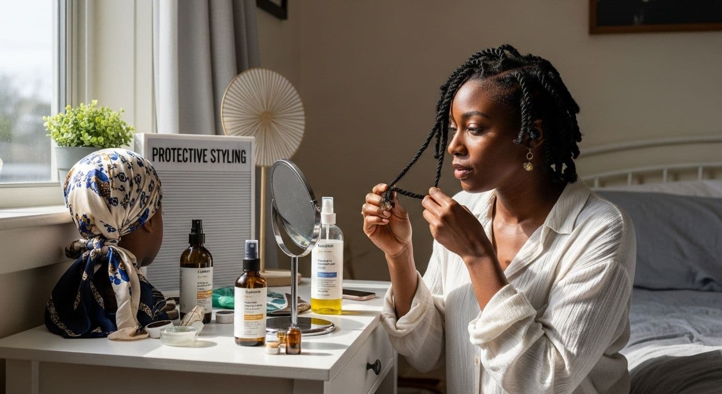 protective styling black hair