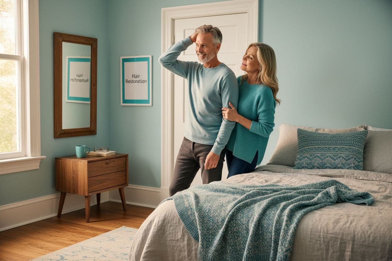 male hair transplant result