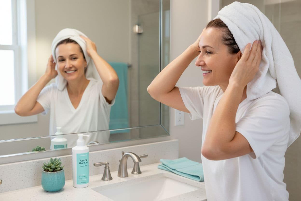 post chemo hair care routine