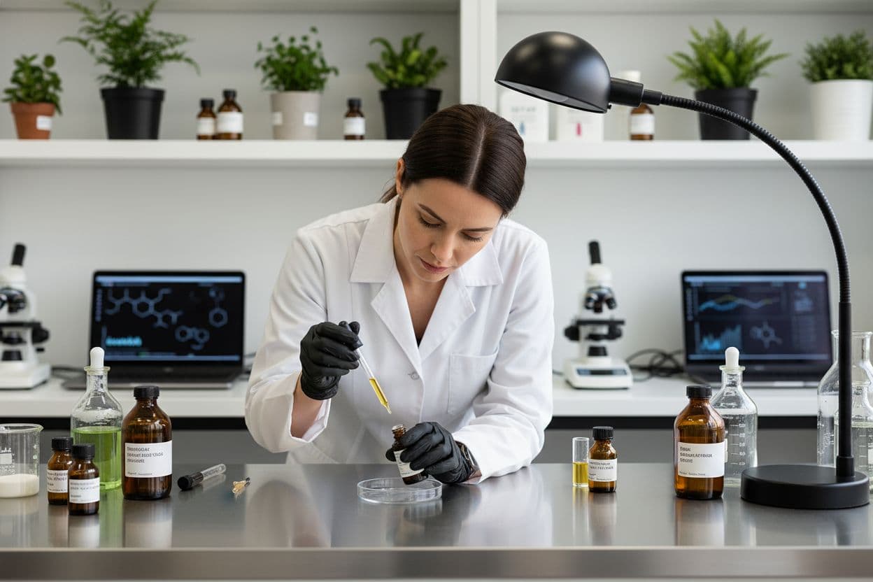laboratorio aceites naturales