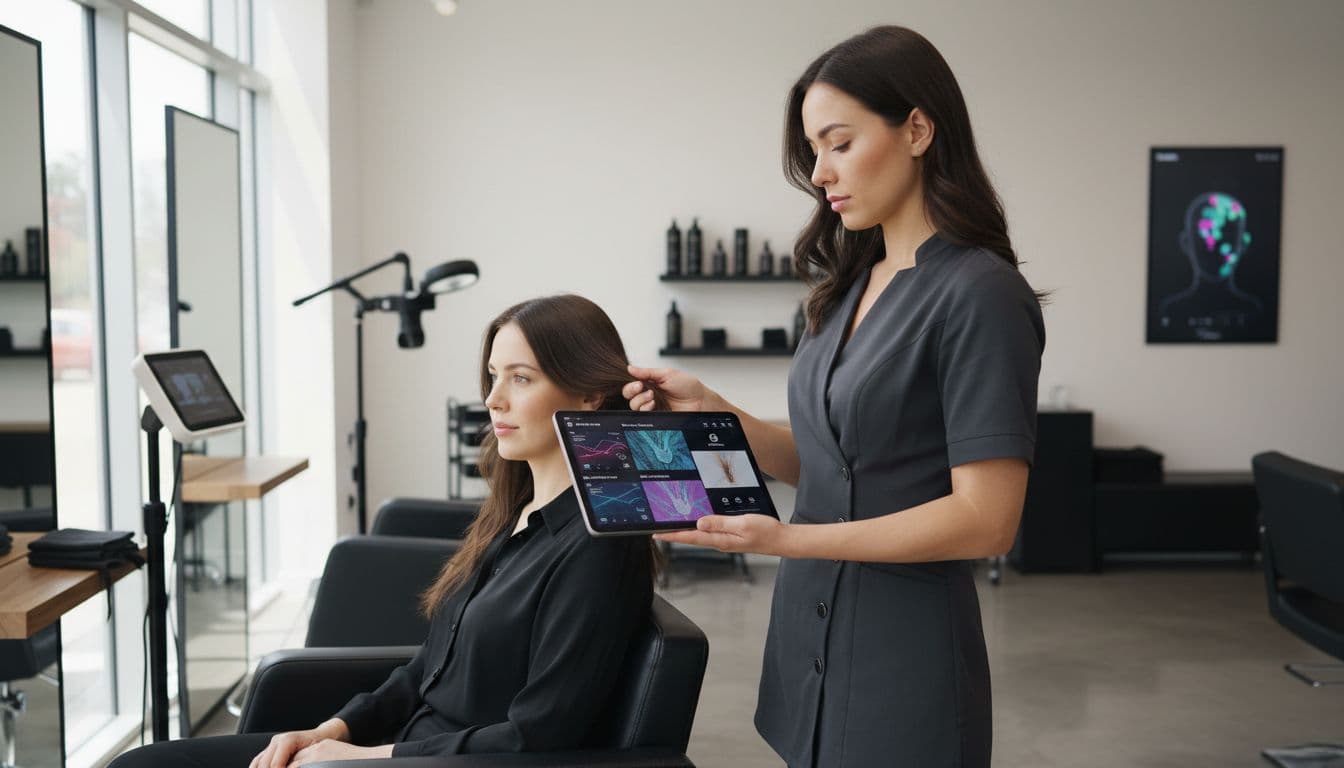 diagnostic cheveux salon