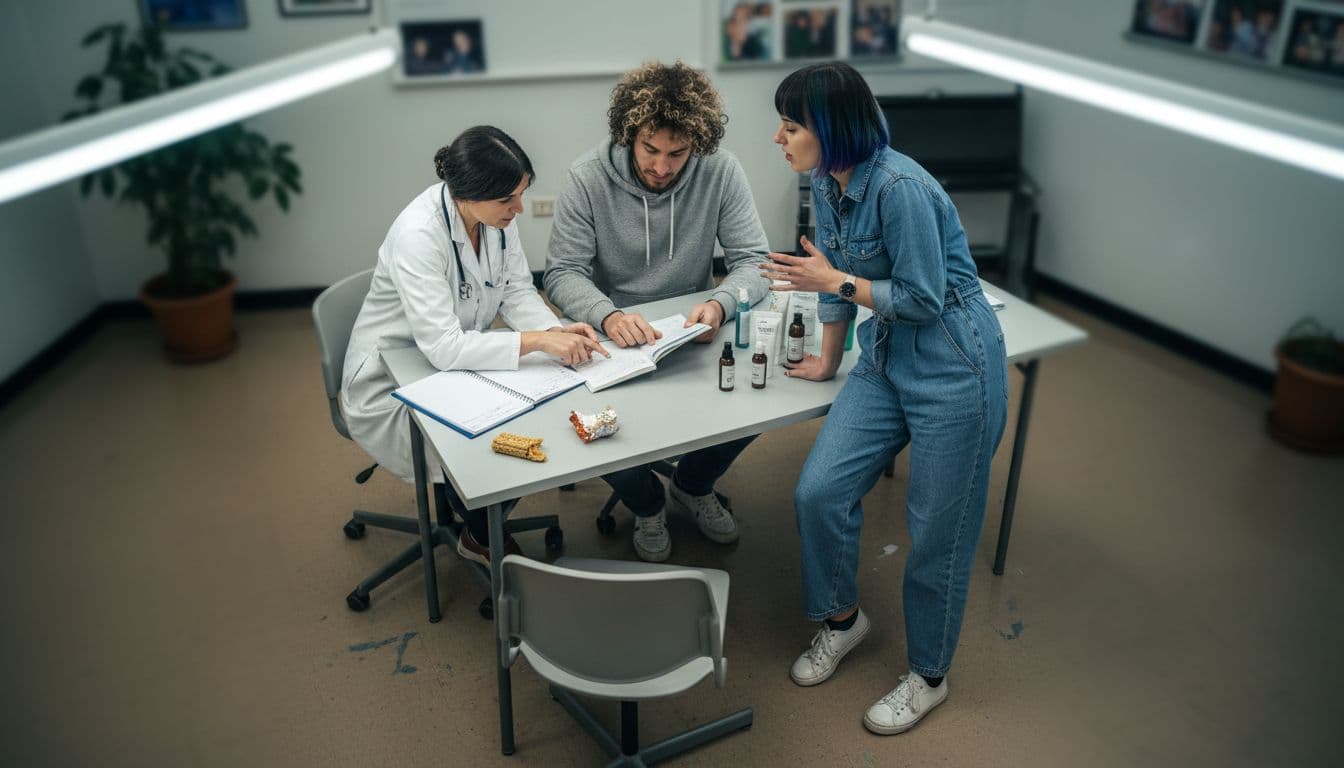 Group of hair care professionals collaborating