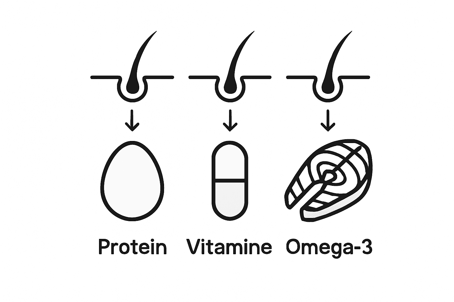 Infografik: Diese Nährstoffe stärken Ihr Haar von innen