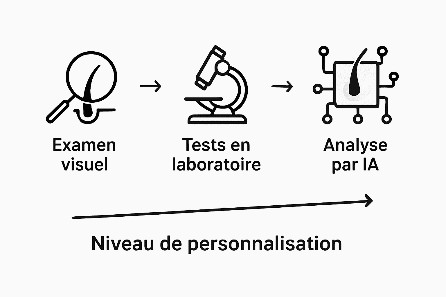Infographie : panorama des différentes méthodes d’analyse capillaire