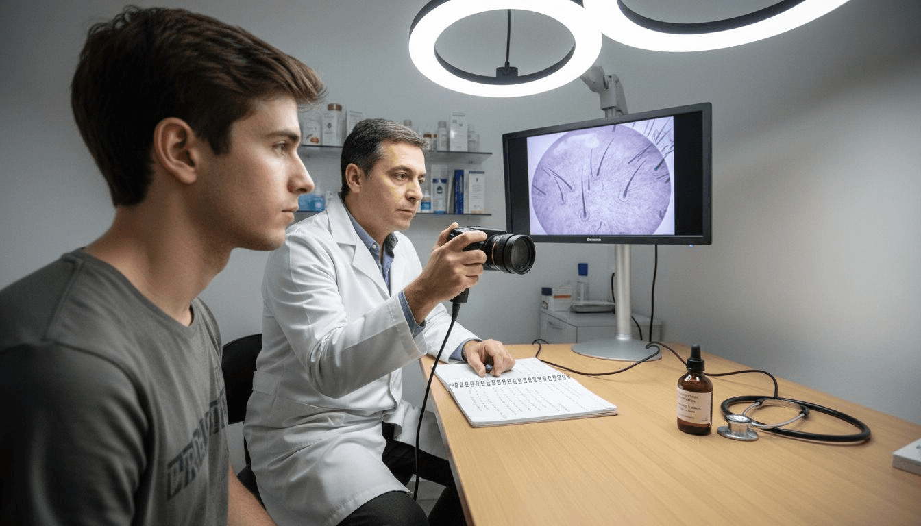 Evaluación en tiempo real del folículo piloso y del colágeno