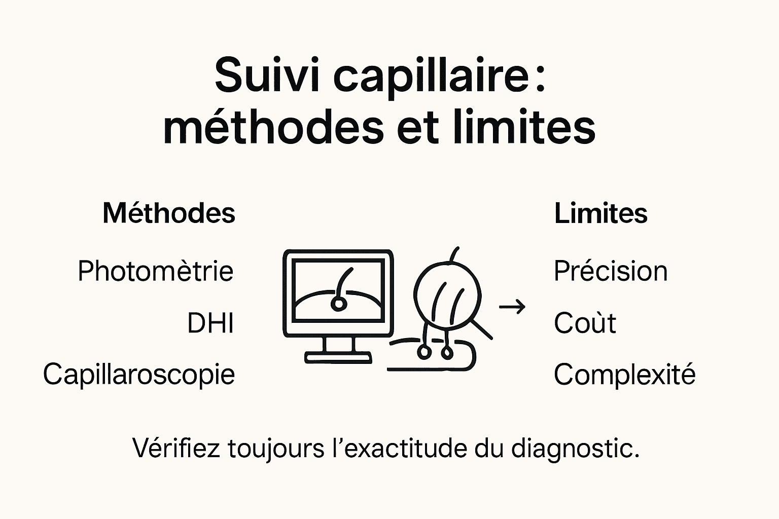 Infographie : tour d’horizon des techniques de suivi capillaire et de leurs limites