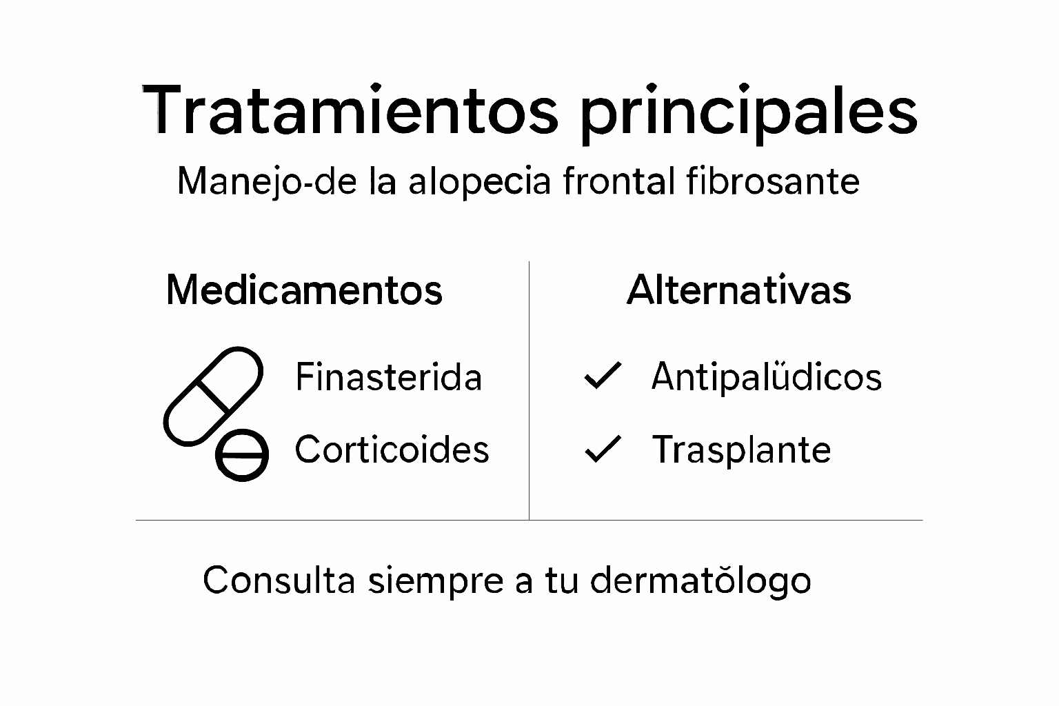 Guía visual sobre los tratamientos más efectivos para la alopecia frontal