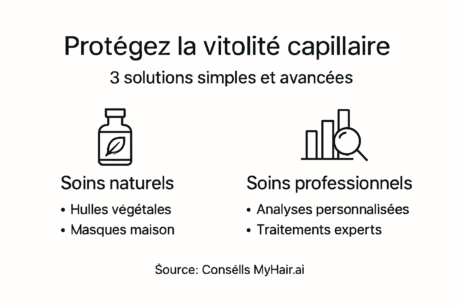 Infographie : les clés pour préserver la vitalité de vos cheveux
