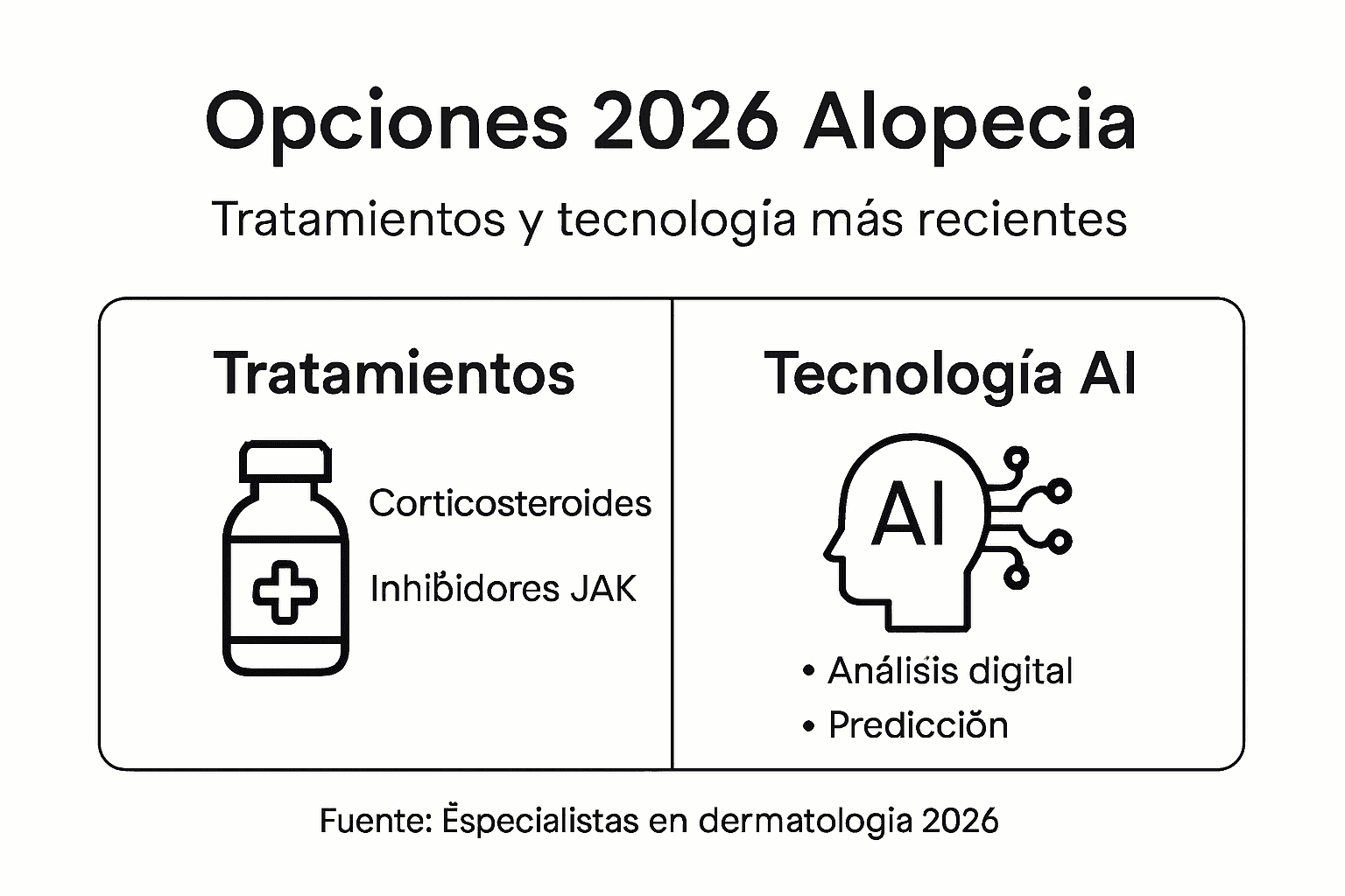Guía visual sobre los últimos avances y opciones para tratar la caída del cabello