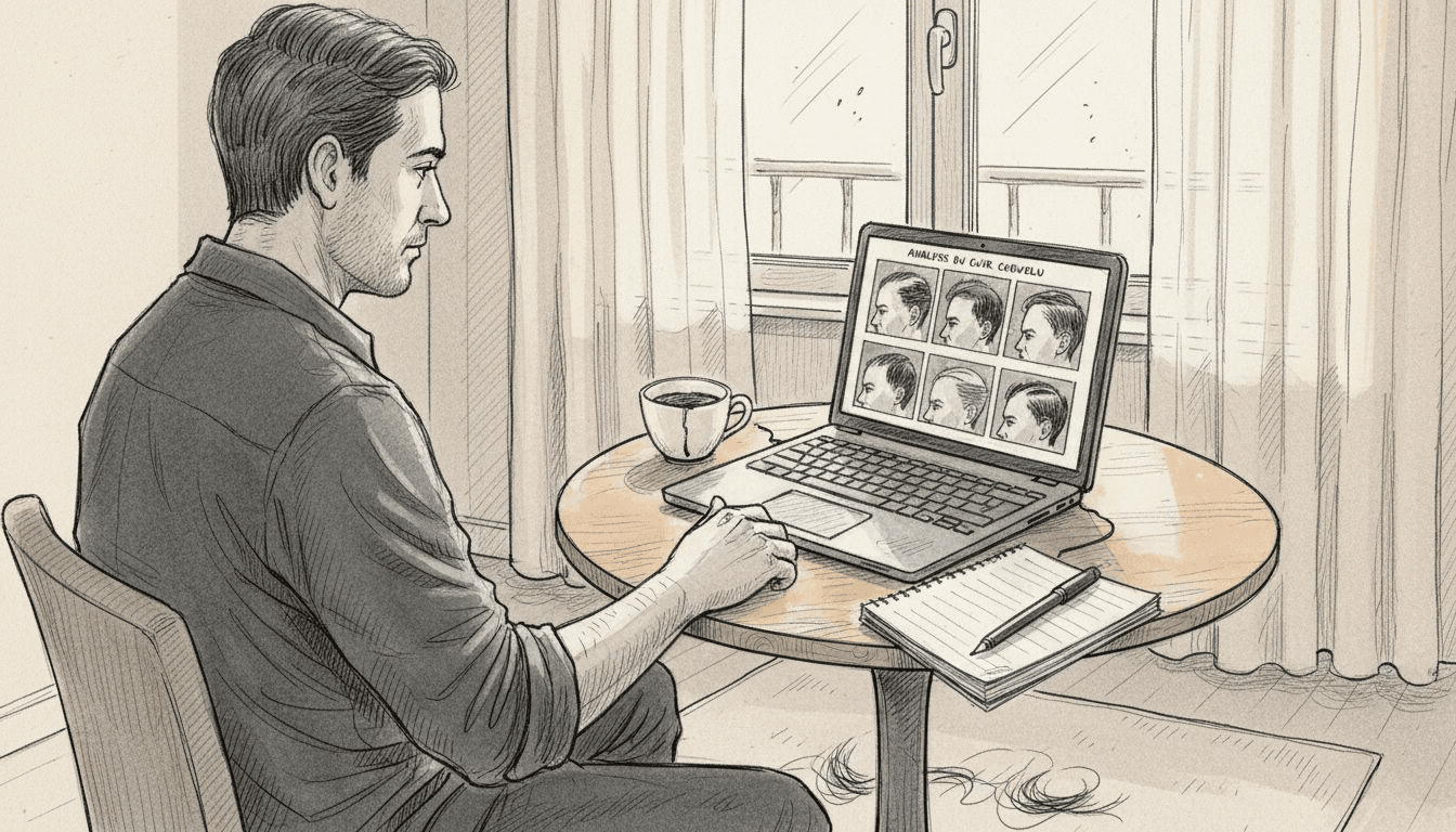 Diagnostic capillaire réalisé grâce à la technologie numérique