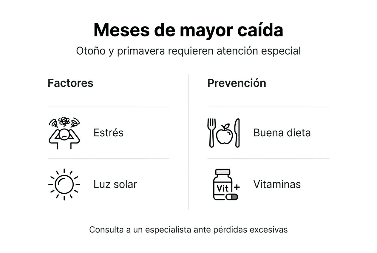 Infografía: cómo varía la caída del cabello según el mes y consejos para prevenirla