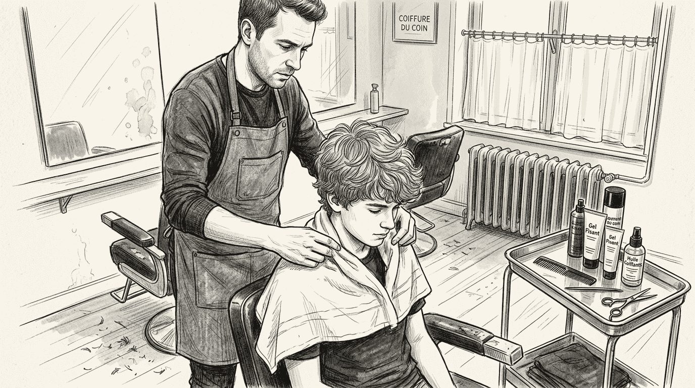 Le coiffeur adapte les soins en fonction de la densité des cheveux.