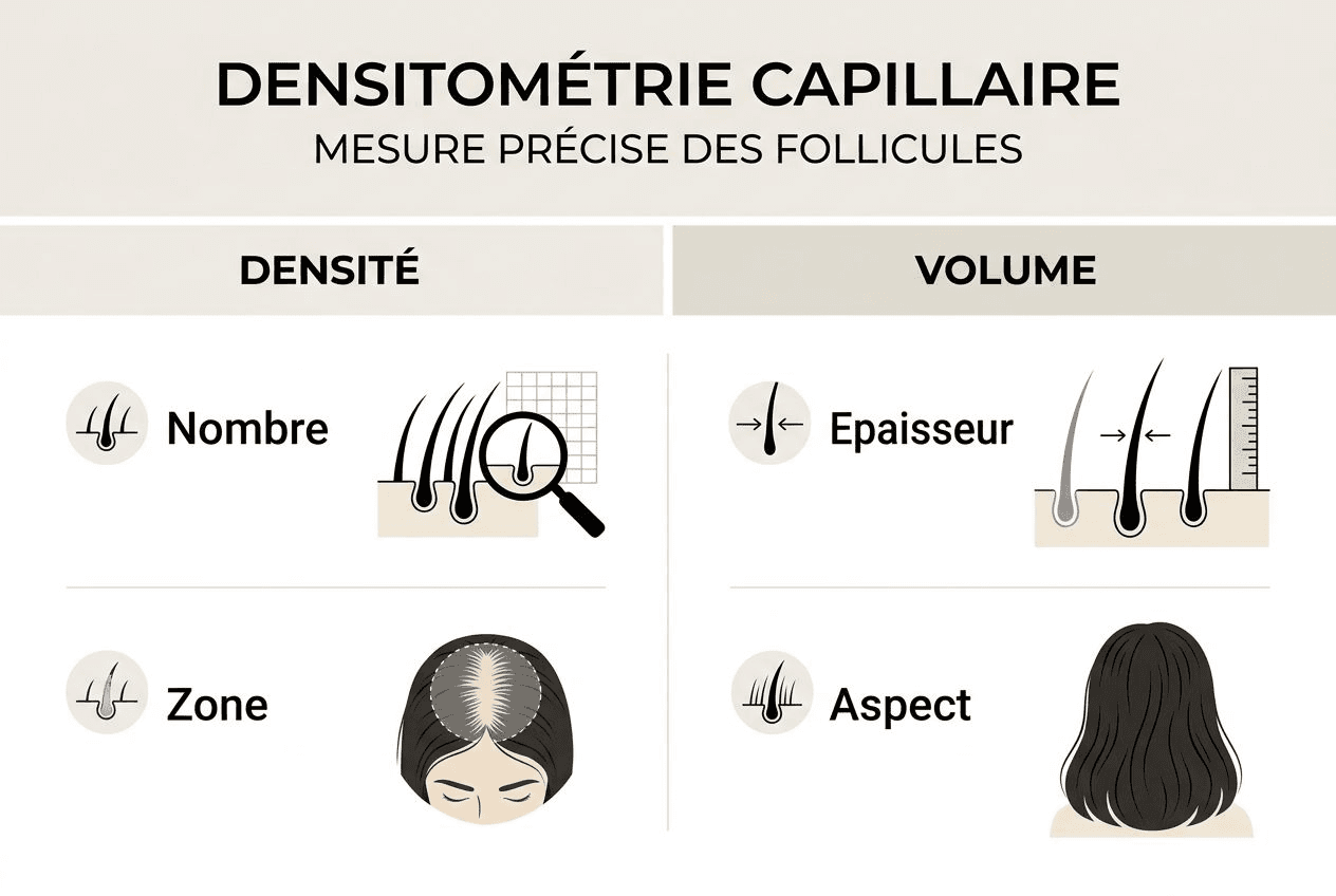 Tout savoir sur la densité et le volume des cheveux en un coup d’œil
