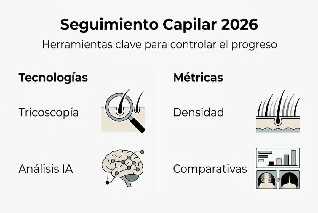 Infografía sobre monitorización avanzada de la densidad capilar