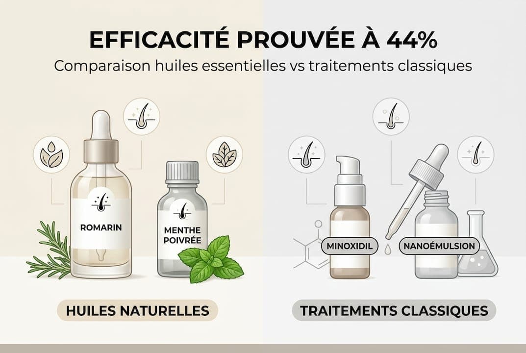 Comparatif en infographie : huiles essentielles ou traitements conventionnels, que choisir pour plus d’efficacité ?