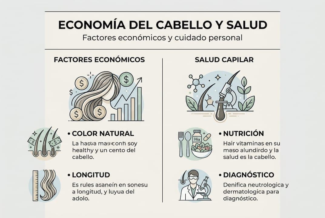 Infografía: cómo la economía influye en la salud del cabello