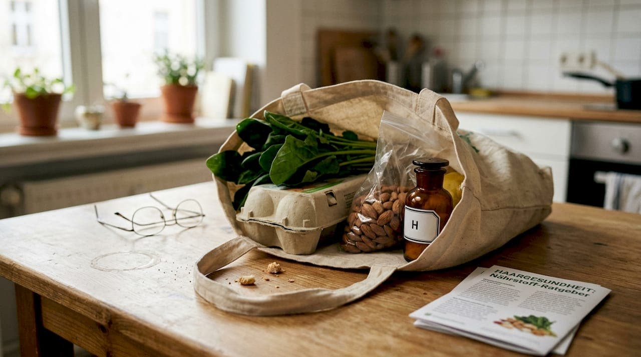 Lebensmittel, die mit wertvollen Vitaminen für gesundes Haar sorgen