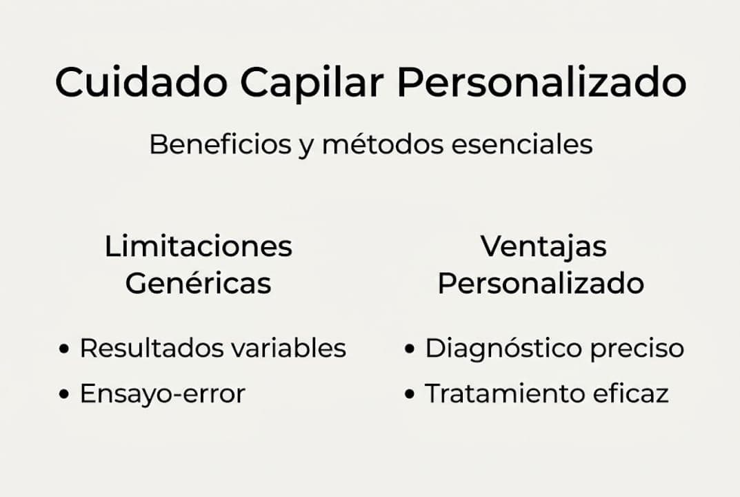 Guía visual sobre cómo personalizar tu rutina de cuidado capilar