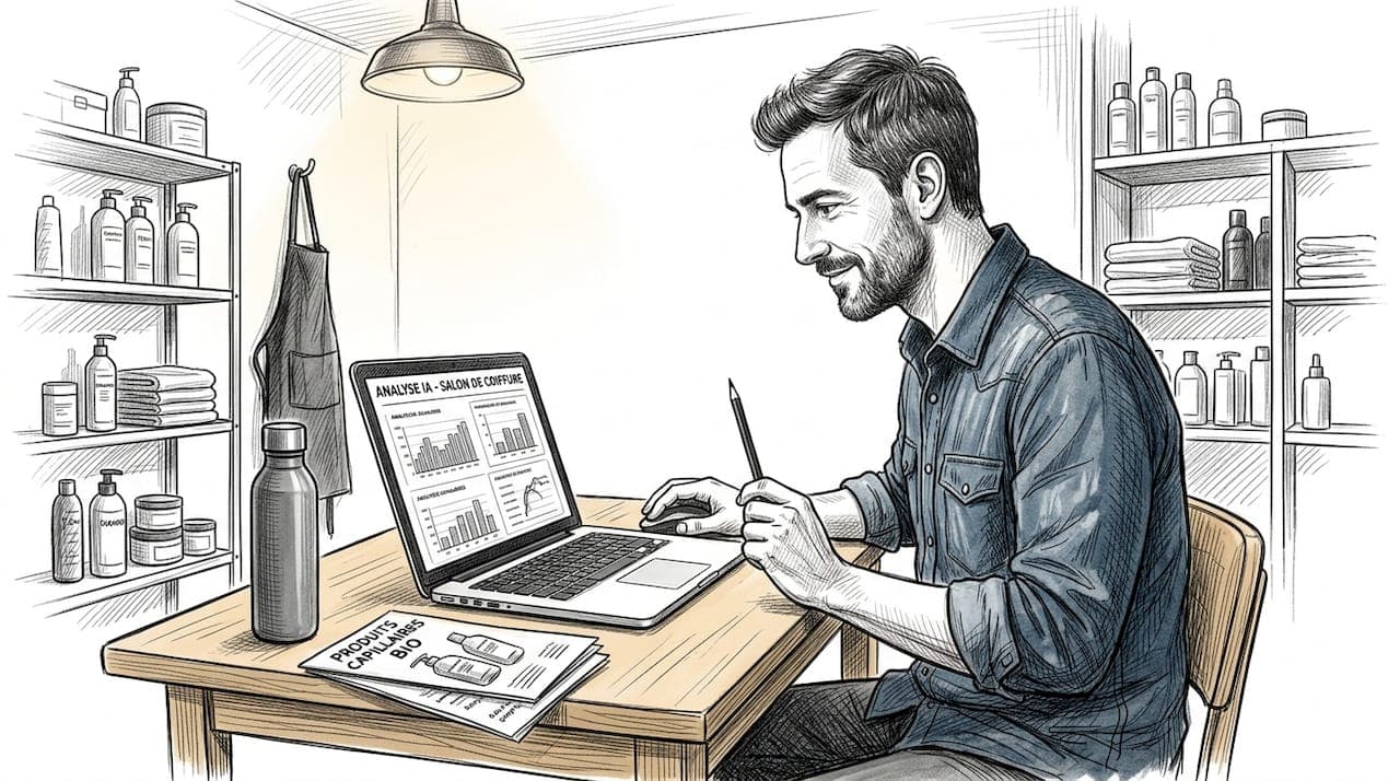 Diagnostic capillaire personnalisé avec intelligence artificielle en salon de coiffure