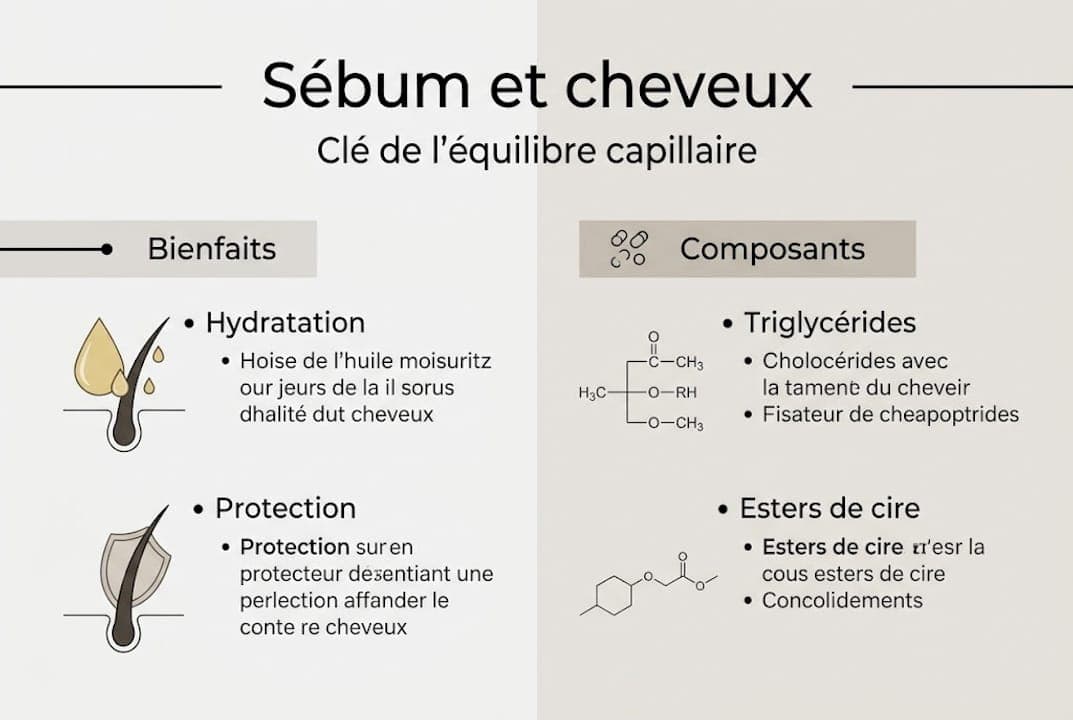 Découvrez en image les fonctions essentielles et la composition du sébum