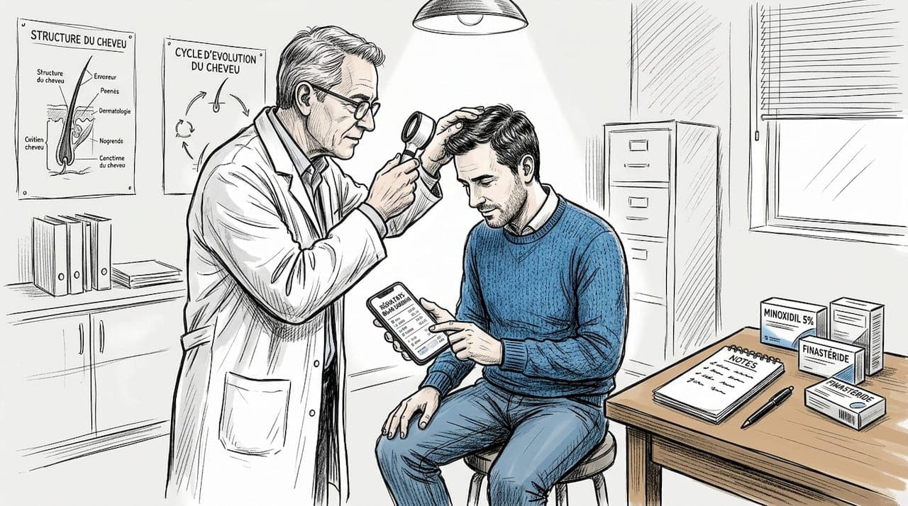 Un dermatologue se penche sur l’influence des facteurs génétiques dans la santé des cheveux.