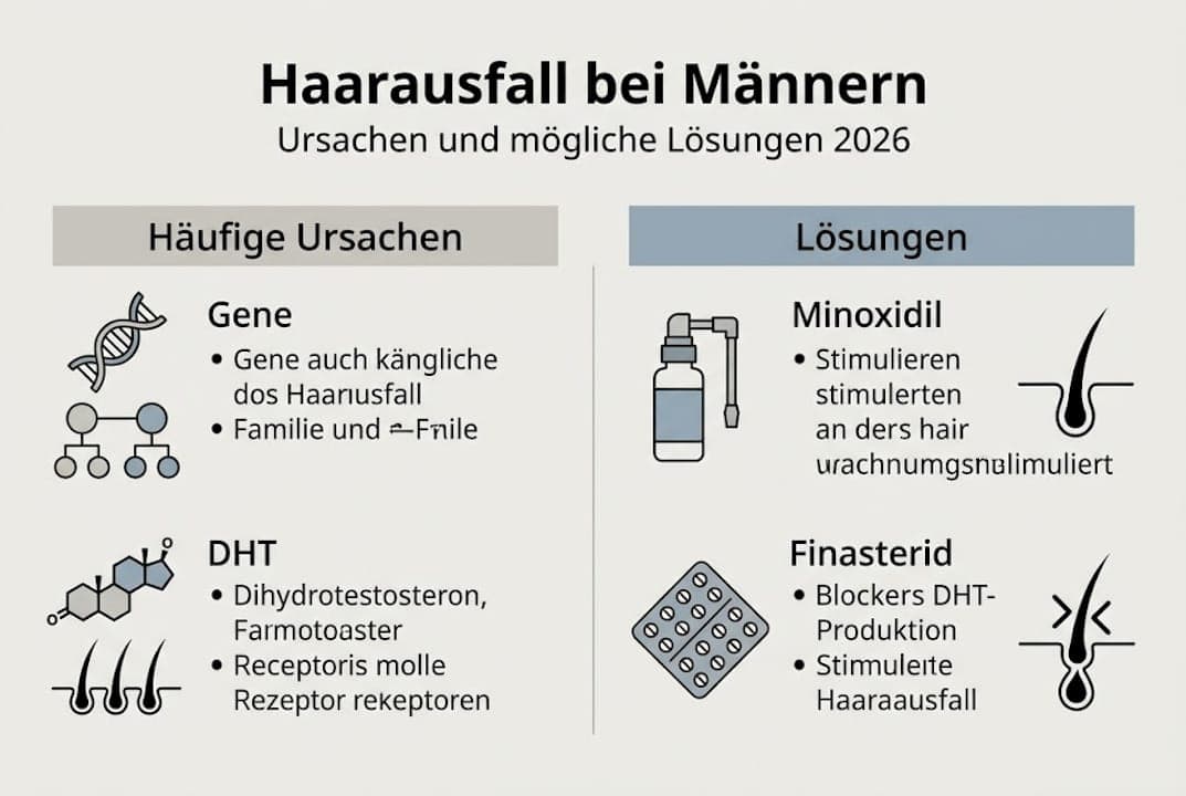 Übersicht: Die häufigsten Gründe für Haarausfall und was Sie dagegen tun können