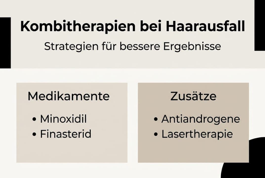 Übersicht: Wie Kombinationsbehandlungen gegen Haarausfall wirken