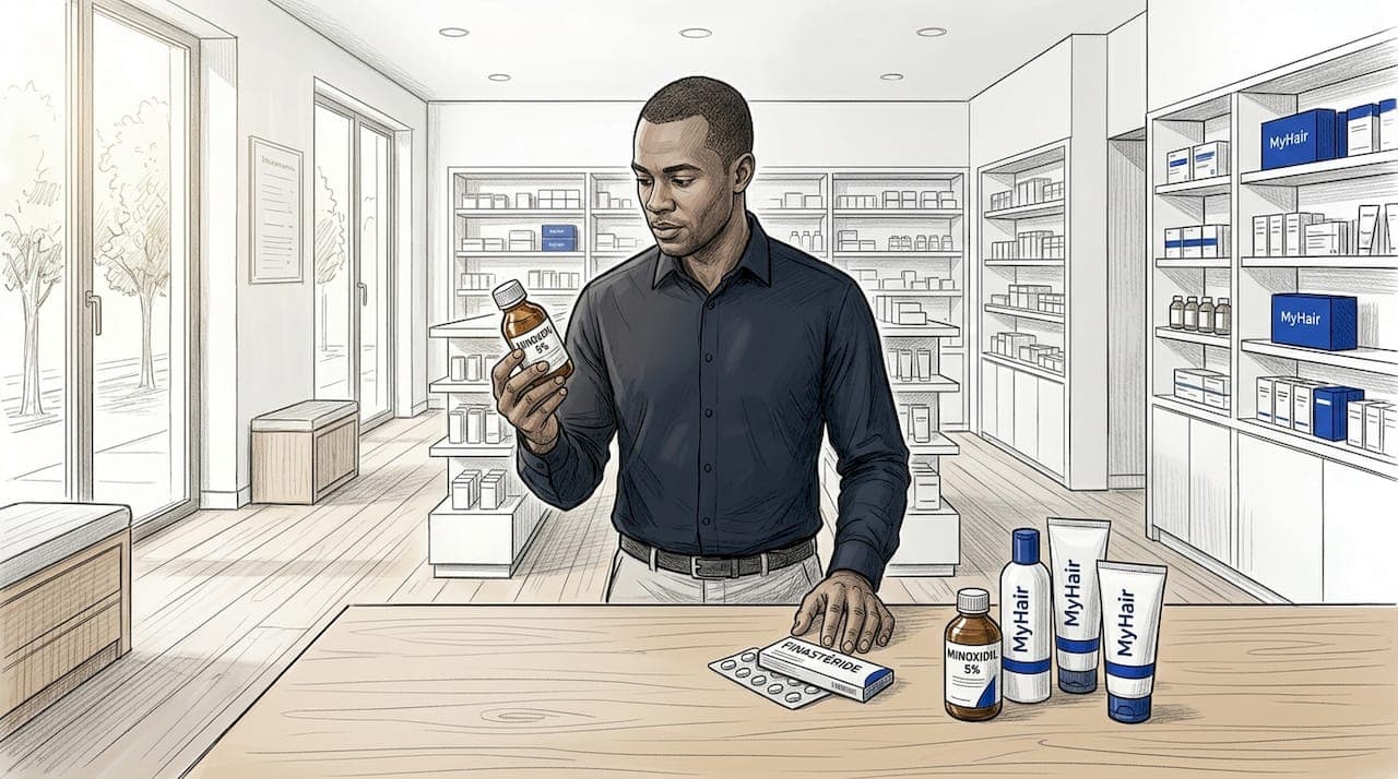 Un pharmacien vous conseille sur les solutions pour prendre soin de vos cheveux.