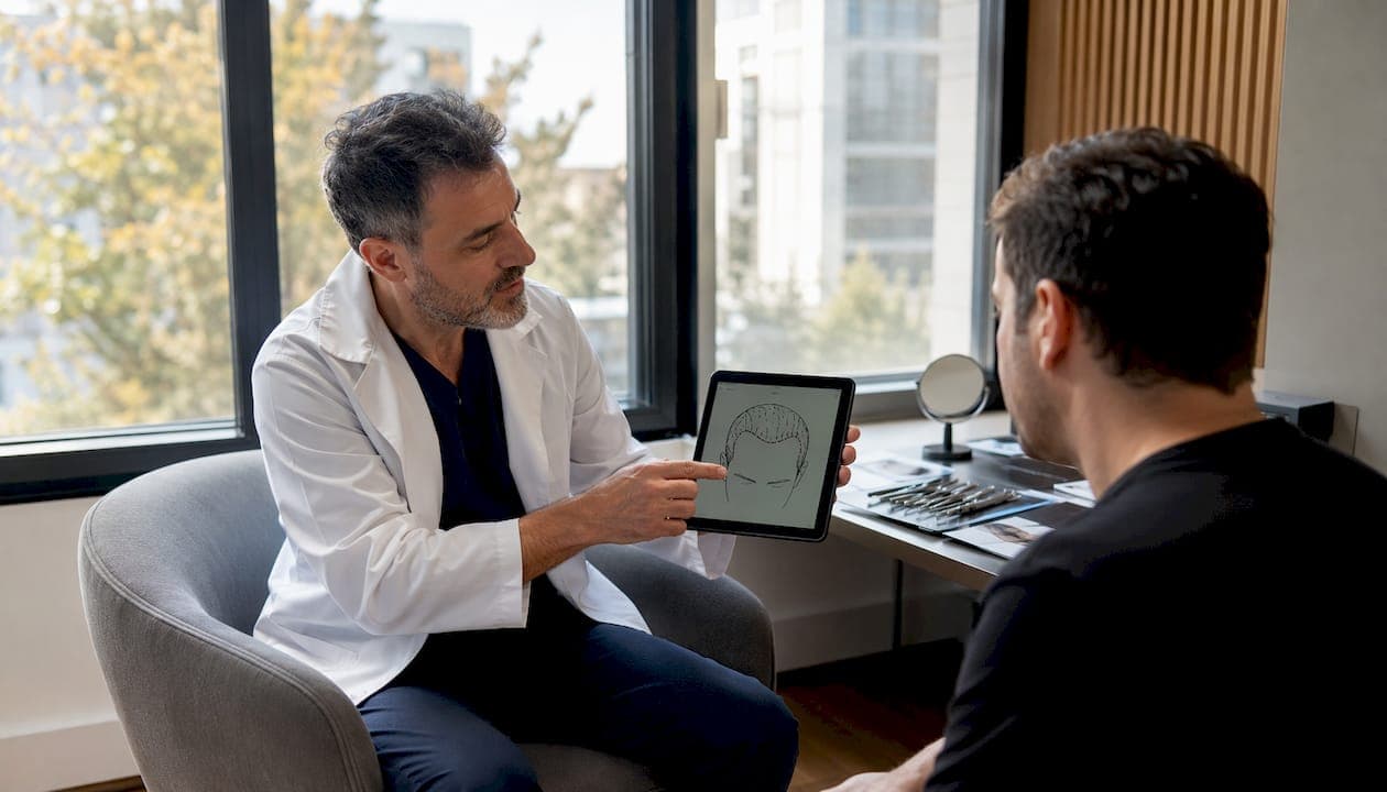 Consultation discussing transplant methods