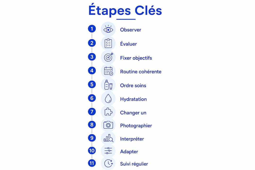 Les grandes étapes du suivi capillaire assisté par l’intelligence artificielle, présentées en infographie