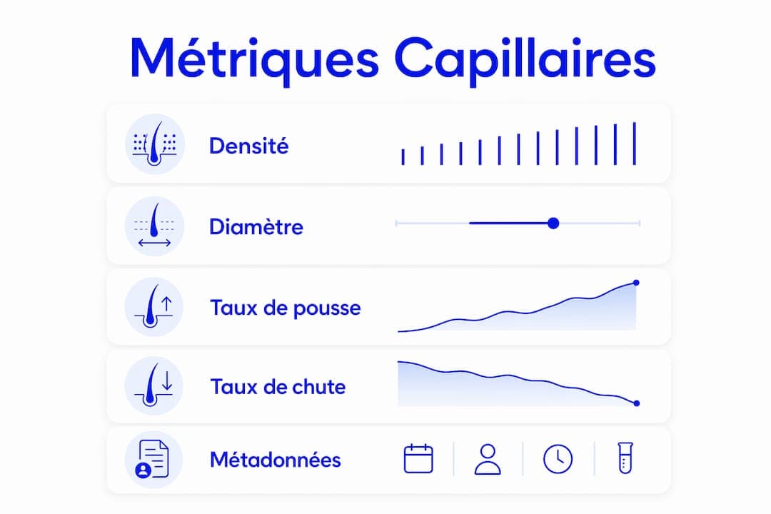 Vue d’ensemble des indicateurs clés pour la santé des cheveux