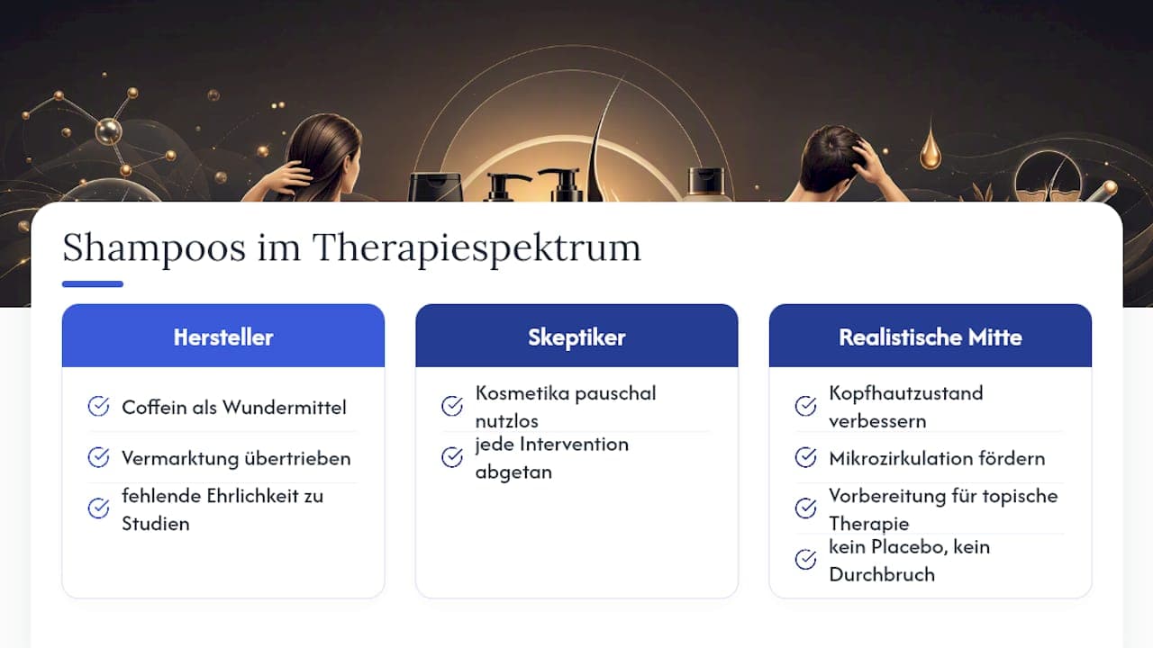 Shampoos im Therapiespektrum: Eine nüchterne Einschätzung — overview diagram