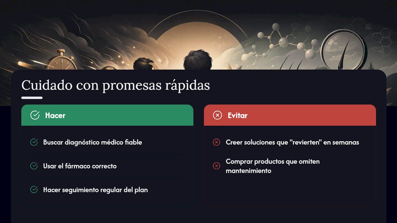 Cuidado con las promesas de solución rápida — overview diagram