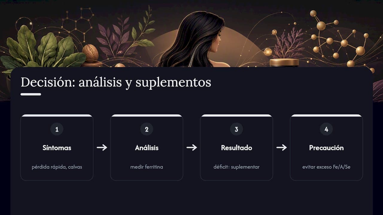Método seguro para evaluar suplementos capilares