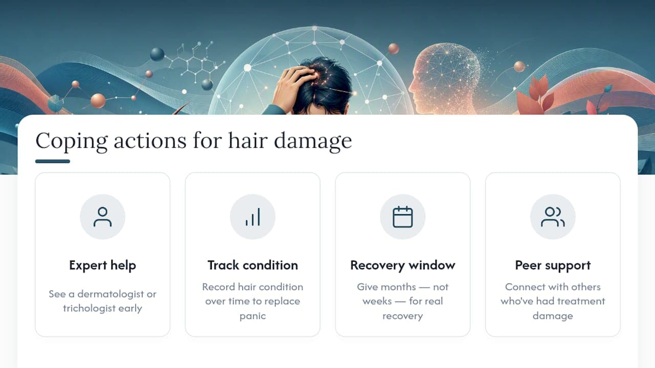 Four steps for managing hair damage