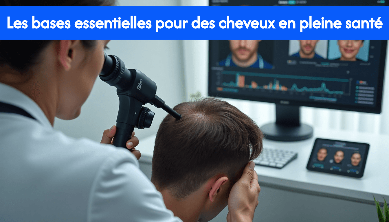 Scalp analysis using modern technology in clinic