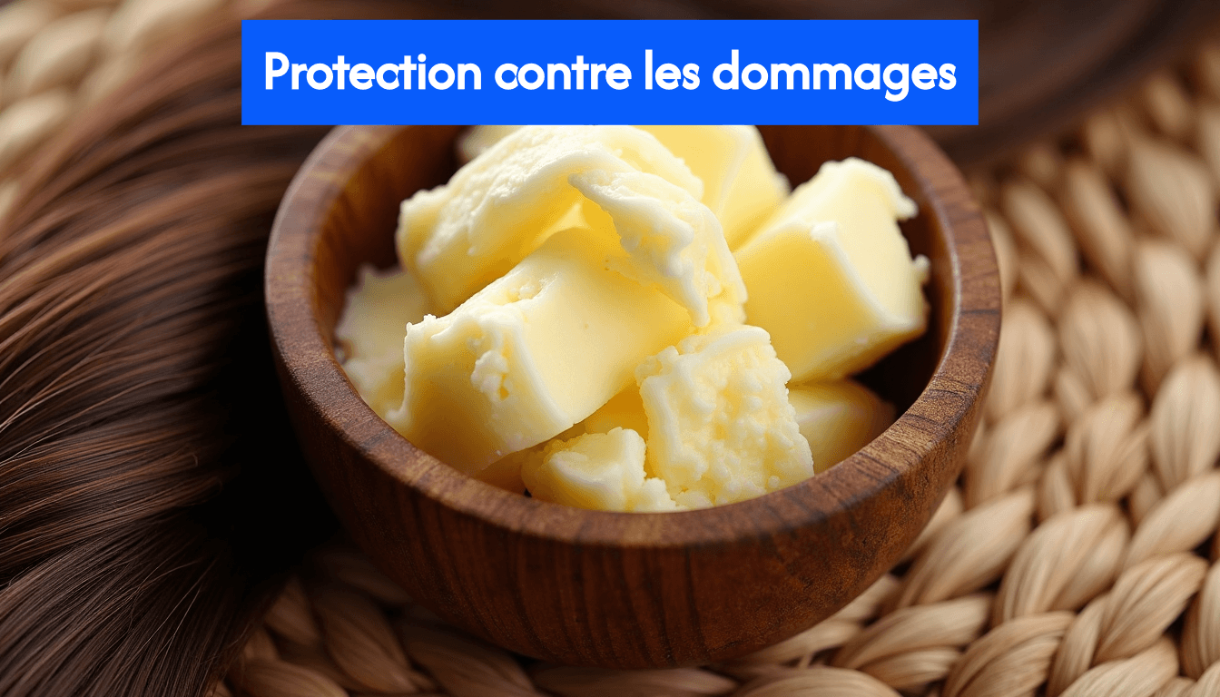 Unrefined shea butter and healthy hair strands